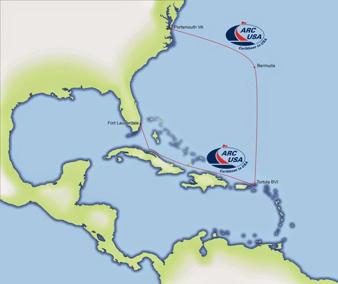 ARC USA map both routes - ARC Europe 2015 © WCC / Alastair Abrehart